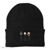 Foxglove Daisy Tulip Flower Foxglove Daisy Tulip Floral Beanie thumb 0