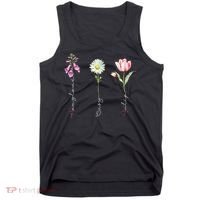 Foxglove Daisy Tulip Flower Foxglove Daisy Tulip Floral Tank Top thumb 0