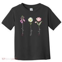 Foxglove Daisy Tulip Flower Foxglove Daisy Tulip Floral Toddler T-Shirt thumb 0