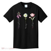 Foxglove Daisy Tulip Flower Foxglove Daisy Tulip Floral Kids T-Shirt thumb 0