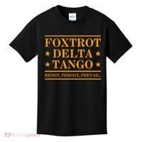 Foxtrot Delta Tango Kids T-Shirt thumb 0