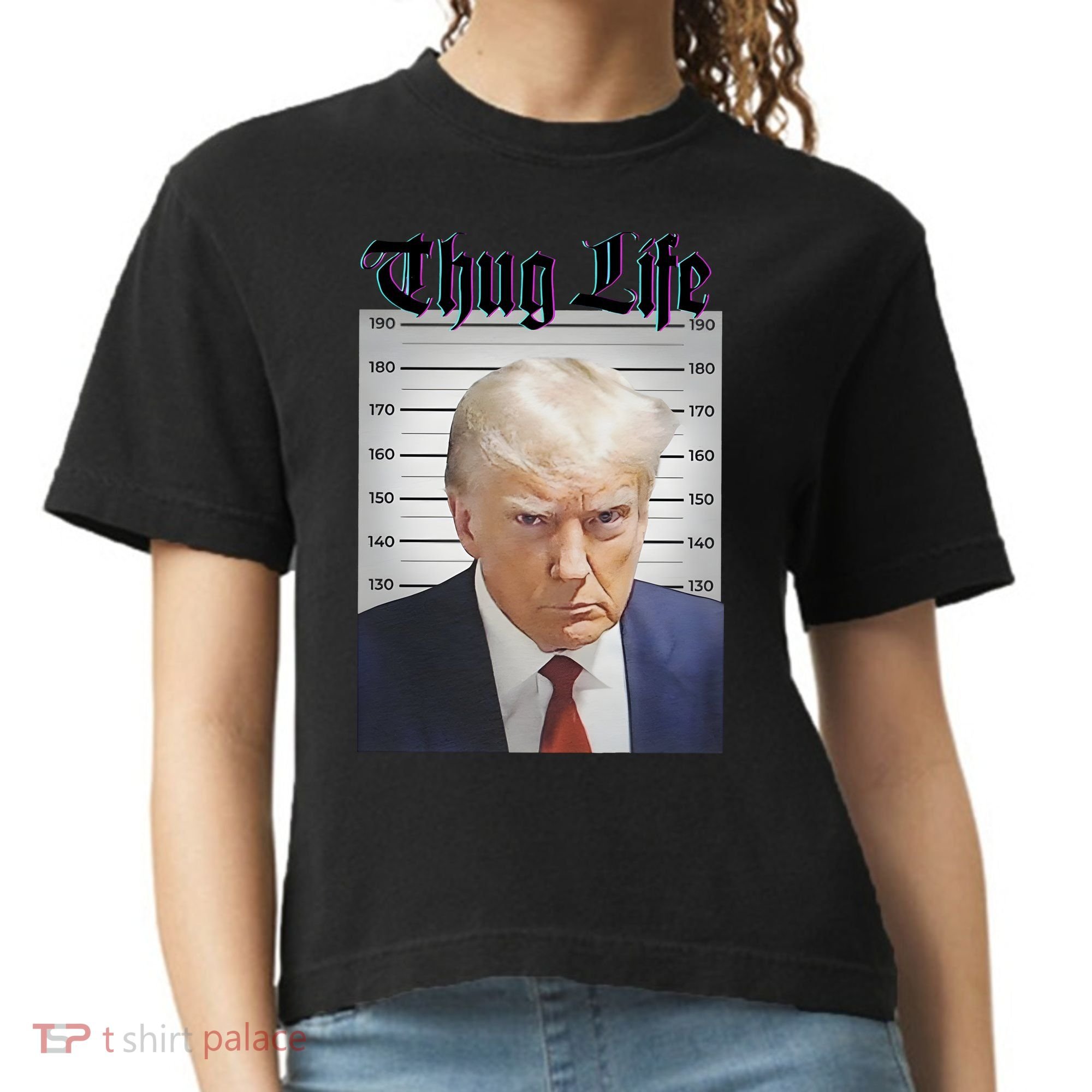 Funny Donald Trump Thug Life Squad Team Comfort Colors Boxy T-Shirt