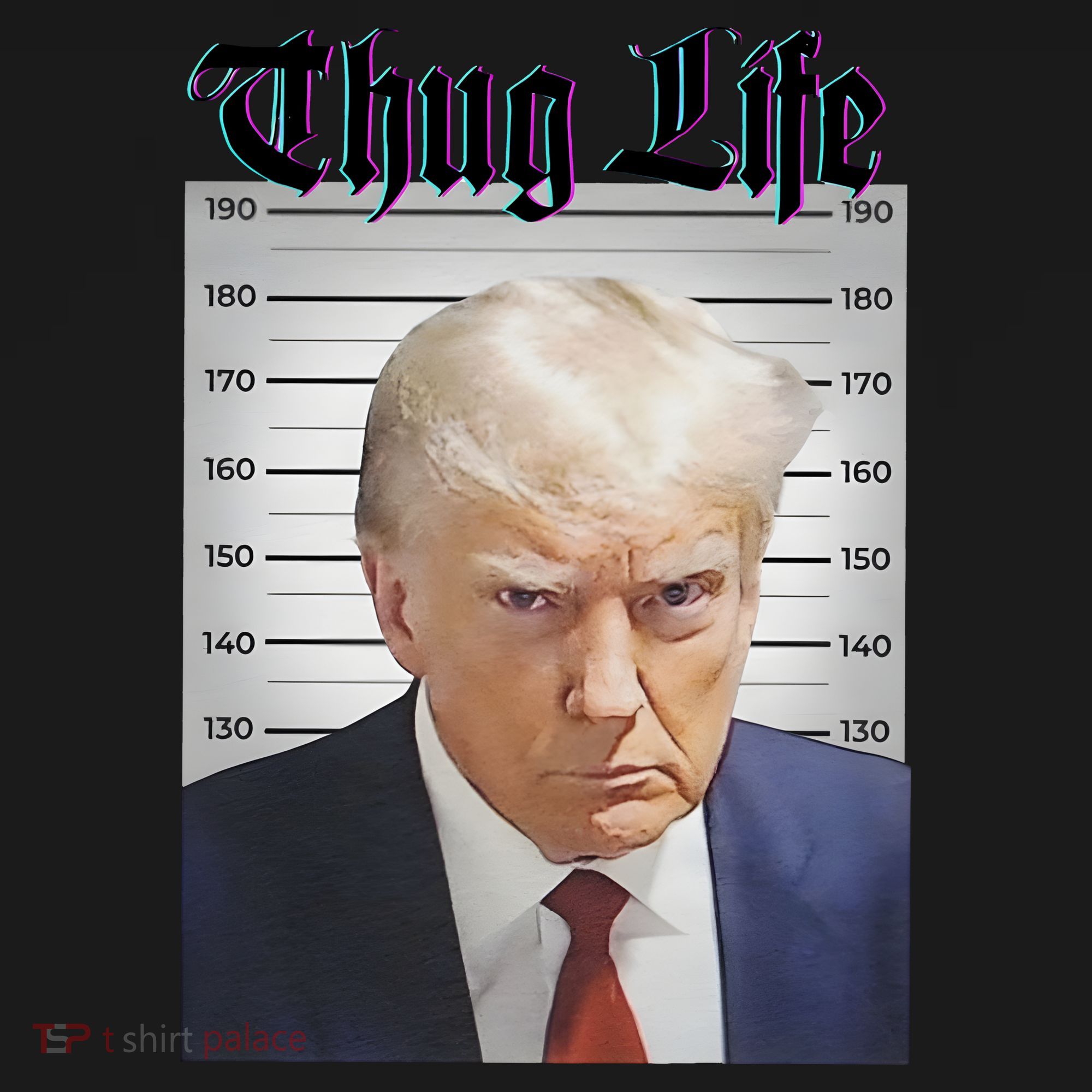 Funny Donald Trump Thug Life Squad Team 16 in Basic Backpack