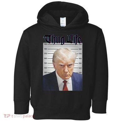 Funny Donald Trump Thug Life Squad Team Toddler Hoodie