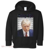Funny Donald Trump Thug Life Squad Team Toddler Hoodie thumb 0