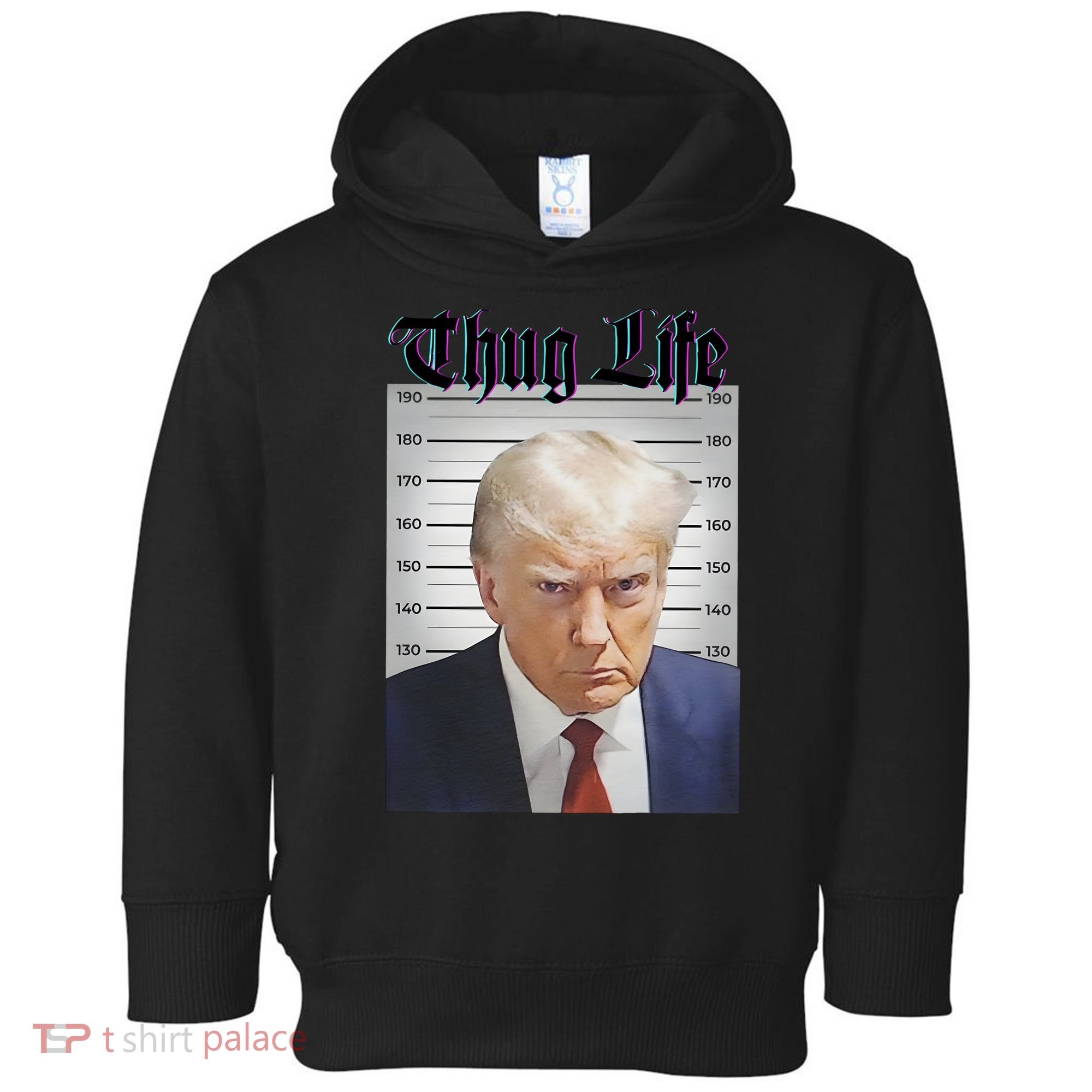 Funny Donald Trump Thug Life Squad Team Toddler Hoodie