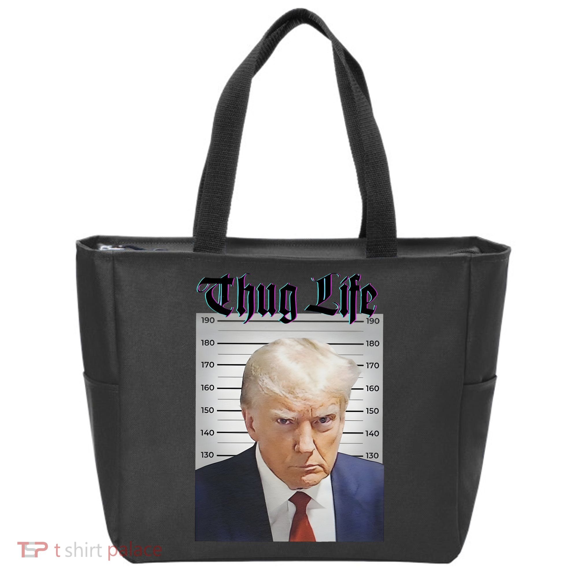 Funny Donald Trump Thug Life Squad Team Tote Bag