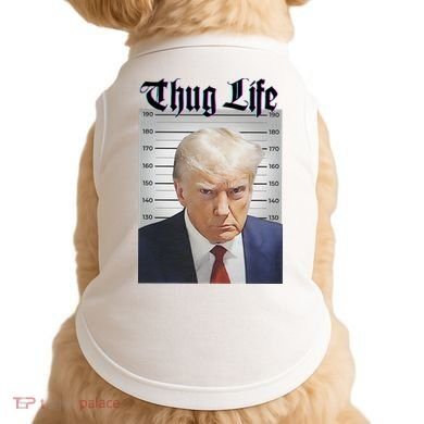 Funny Donald Trump Thug Life Squad Team Doggie Tank