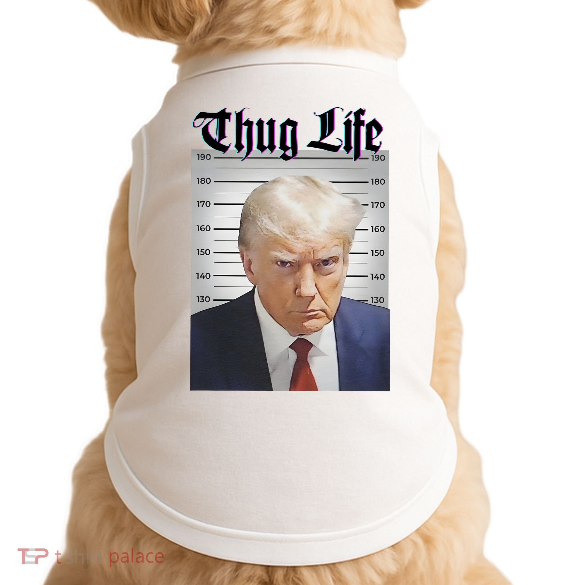 Funny Donald Trump Thug Life Squad Team Doggie Tank