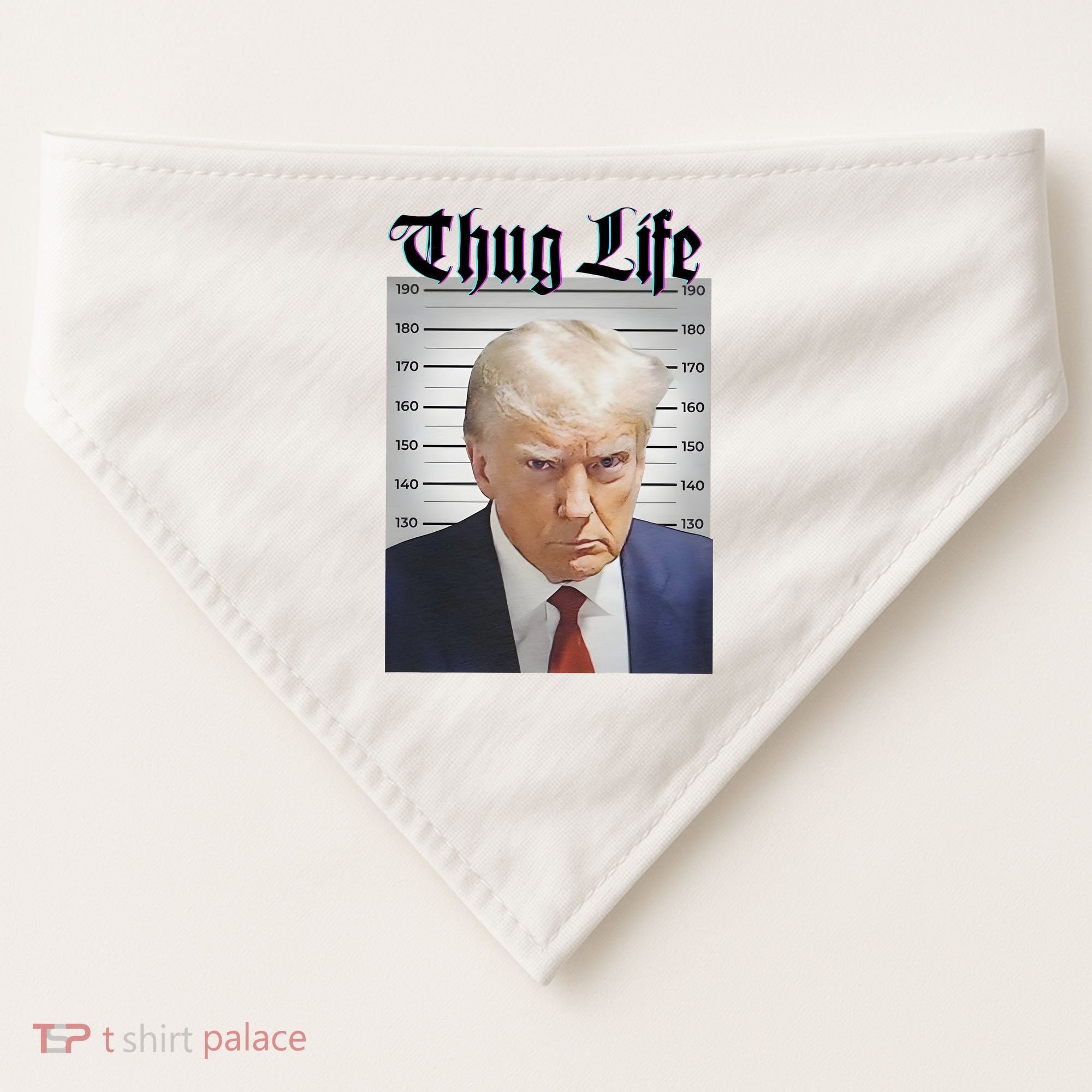 Funny Donald Trump Thug Life Squad Team USA-Made Doggie Bandana