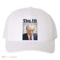 Funny Donald Trump Thug Life Squad Team Yupoong Adult 5-Panel Trucker Hat thumb 0