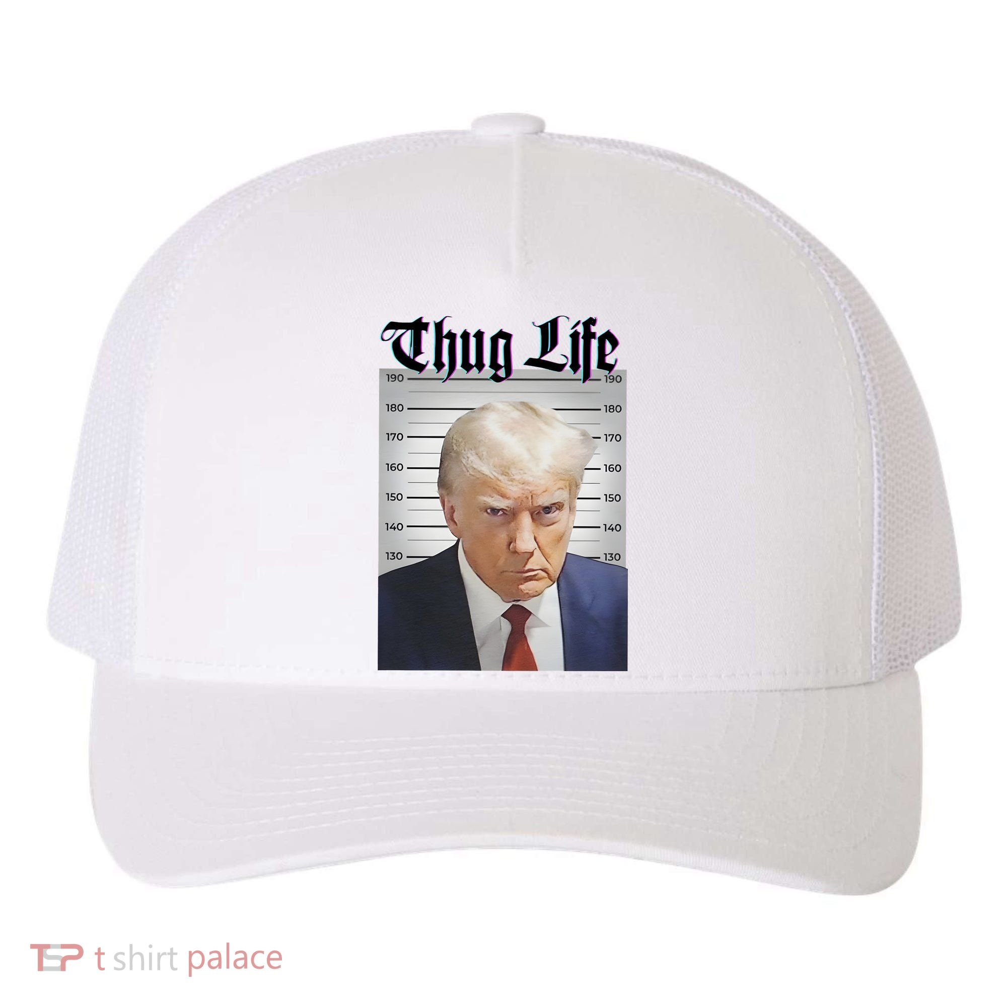 Funny Donald Trump Thug Life Squad Team Yupoong Adult 5-Panel Trucker Hat