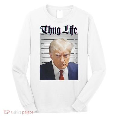 Funny Donald Trump Thug Life Squad Team Long Sleeve Shirt