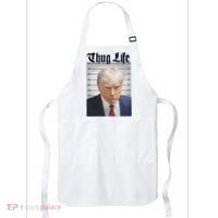 Funny Donald Trump Thug Life Squad Team Apron thumb 0