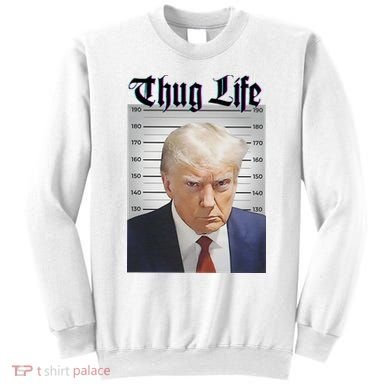 Funny Donald Trump Thug Life Squad Team Sweatshirt