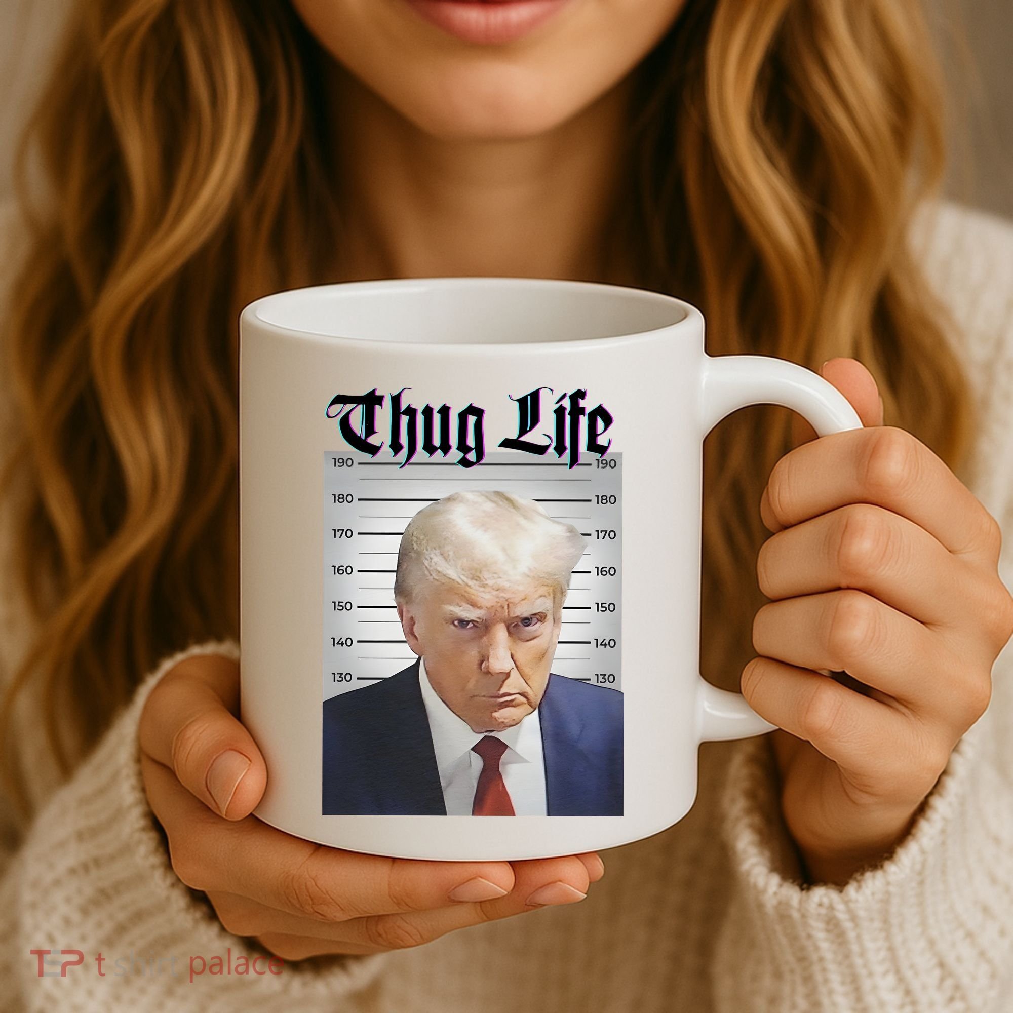 Funny Donald Trump Thug Life Squad Team Coffee Mug