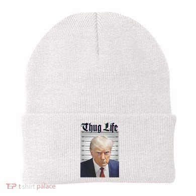 Funny Donald Trump Thug Life Squad Team Beanie