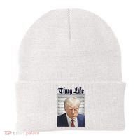 Funny Donald Trump Thug Life Squad Team Beanie thumb 0