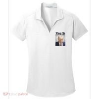 Funny Donald Trump Thug Life Squad Team Women's Dry Zone Grid Polo thumb 0