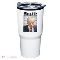 Funny Donald Trump Thug Life Squad Team Tumbler thumb 0