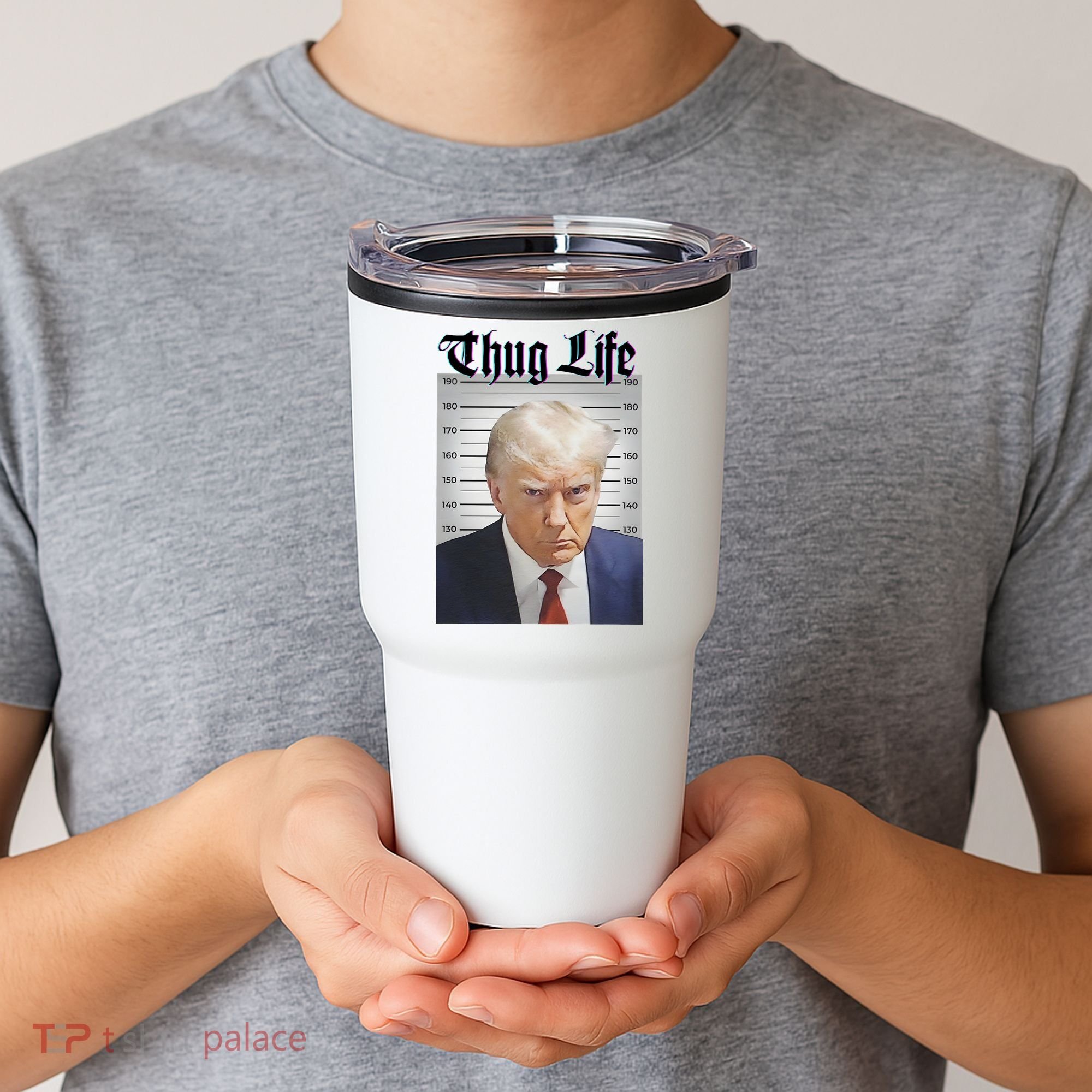 Funny Donald Trump Thug Life Squad Team Tumbler