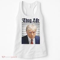 Funny Donald Trump Thug Life Squad Team Women's Tank Top thumb 0