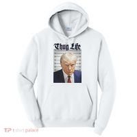 Funny Donald Trump Thug Life Squad Team Tall Hoodie thumb 0