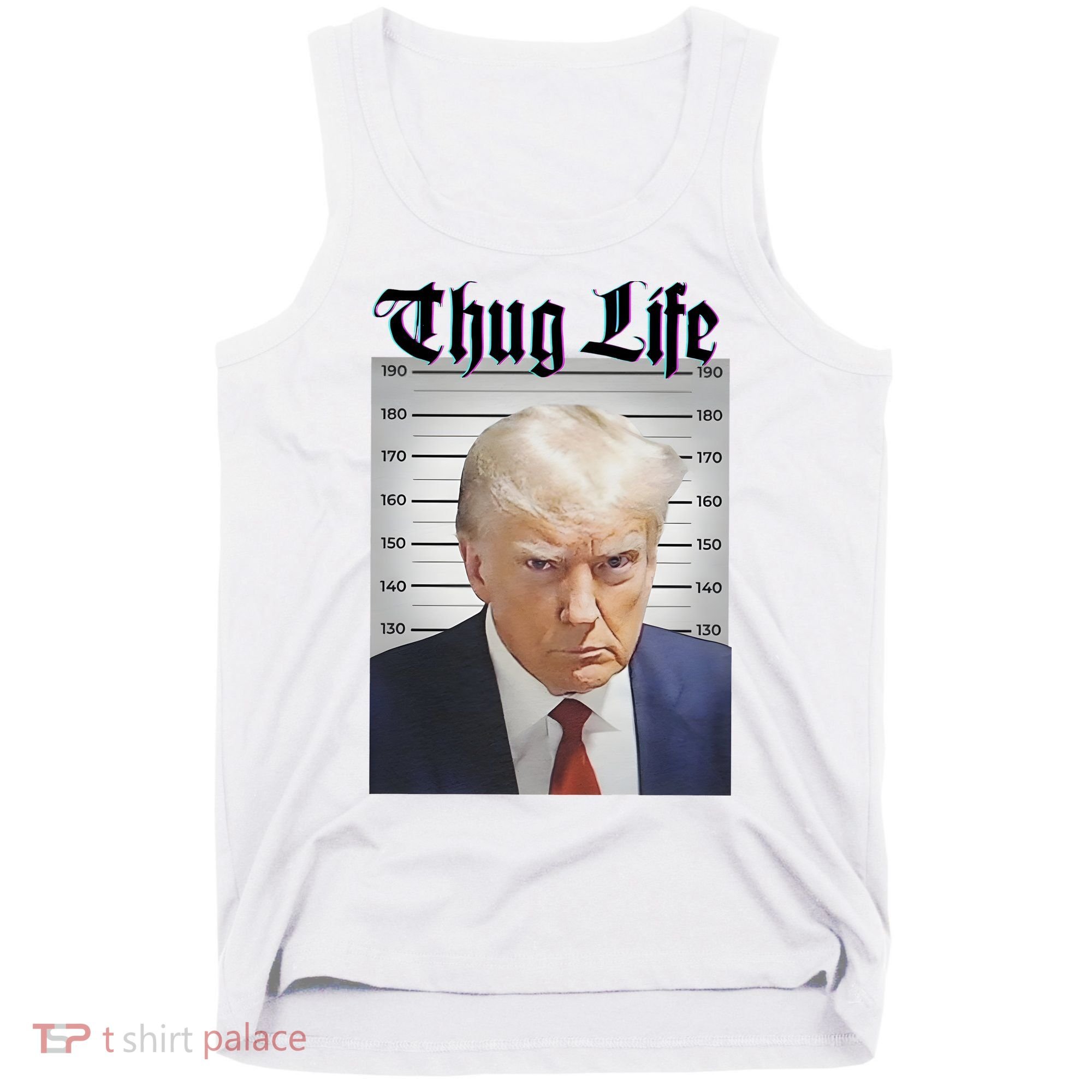 Funny Donald Trump Thug Life Squad Team Tank Top