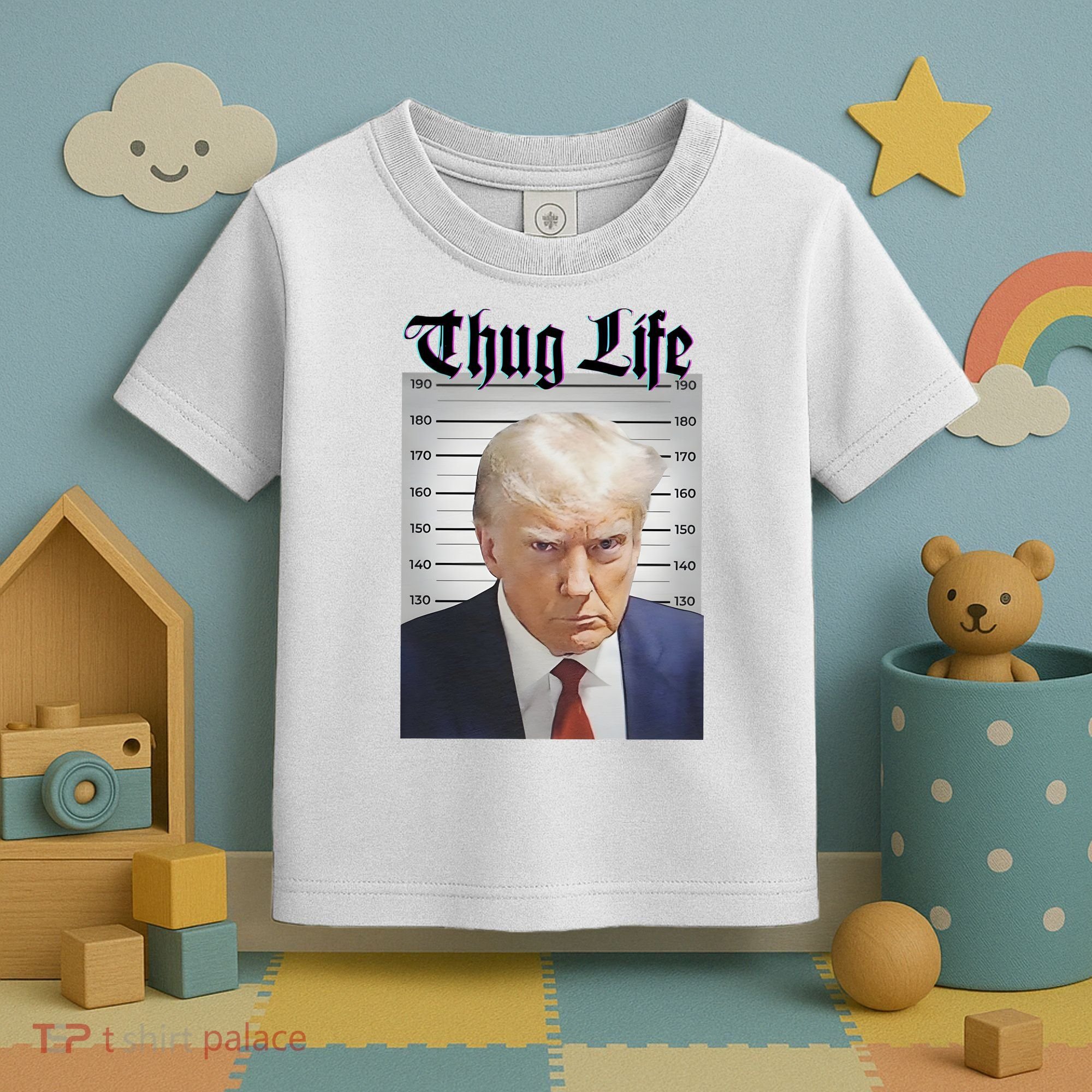 Funny Donald Trump Thug Life Squad Team Toddler T-Shirt