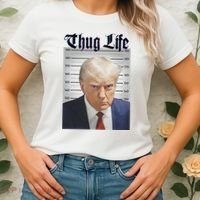 Funny Donald Trump Thug Life Squad Team Women's T-Shirt thumb 2