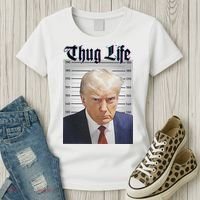 Funny Donald Trump Thug Life Squad Team Women's T-Shirt thumb 3