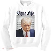 Funny Donald Trump Thug Life Squad Team Kids Sweatshirt thumb 0