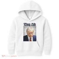 Funny Donald Trump Thug Life Squad Team Kids Hoodie thumb 0