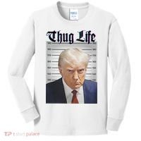 Funny Donald Trump Thug Life Squad Team Kids Long Sleeve Shirt thumb 0