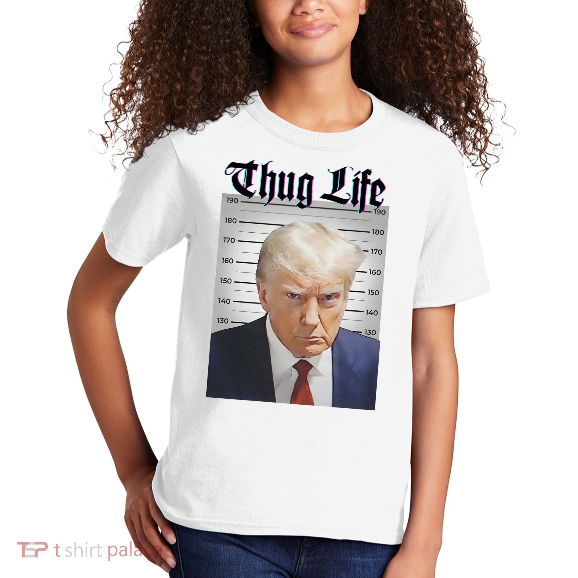 Funny Donald Trump Thug Life Squad Team Kids T-Shirt