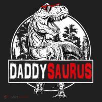 Funny Daddysaurus T Rex Gift Dinosaur Funny DaddySaurus Family Matching Gift Tumbler thumb 3