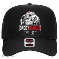 Funny Daddysaurus T Rex Gift Dinosaur Funny DaddySaurus Family Matching Gift Hat thumb 0