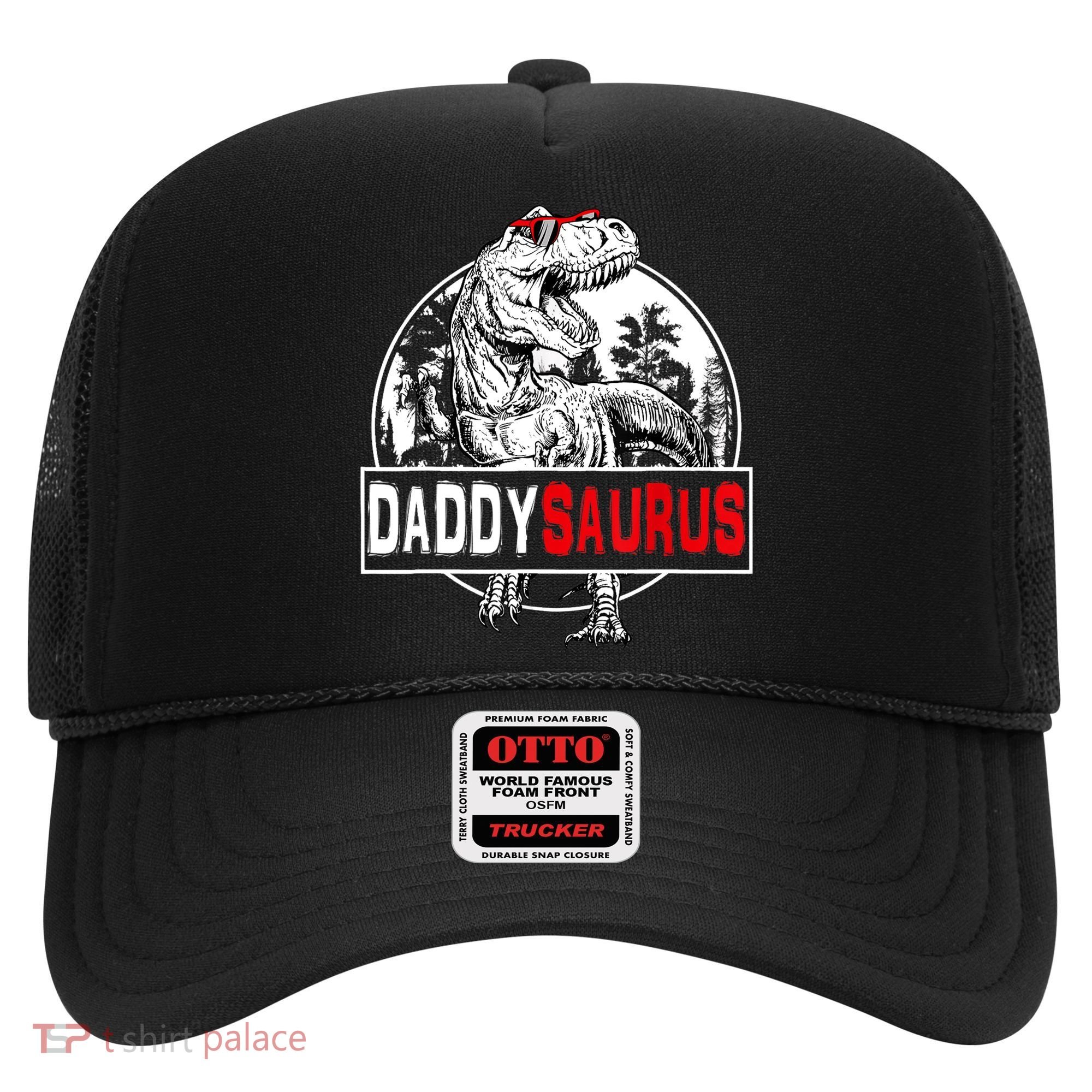 Funny Daddysaurus T Rex Gift Dinosaur Funny DaddySaurus Family Matching Gift Hat