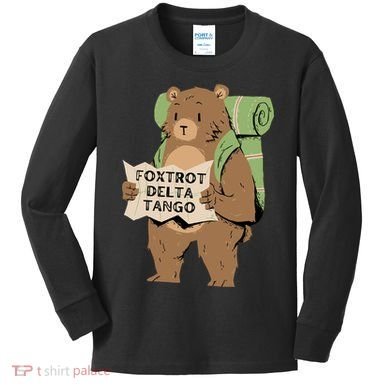 Foxtrot Delta Tango Kids Long Sleeve Shirt