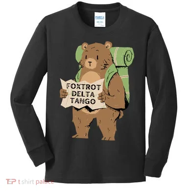 Foxtrot Delta Tango Kids Long Sleeve Shirt