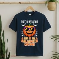 Funny Due To Inflation This Is My Halloween Costume T-Shirt thumb 2