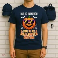 Funny Due To Inflation This Is My Halloween Costume T-Shirt thumb 6