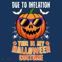 Funny Due To Inflation This Is My Halloween Costume Mousepad thumb 1