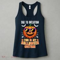 Funny Due To Inflation This Is My Halloween Costume Women's Tank Top thumb 3