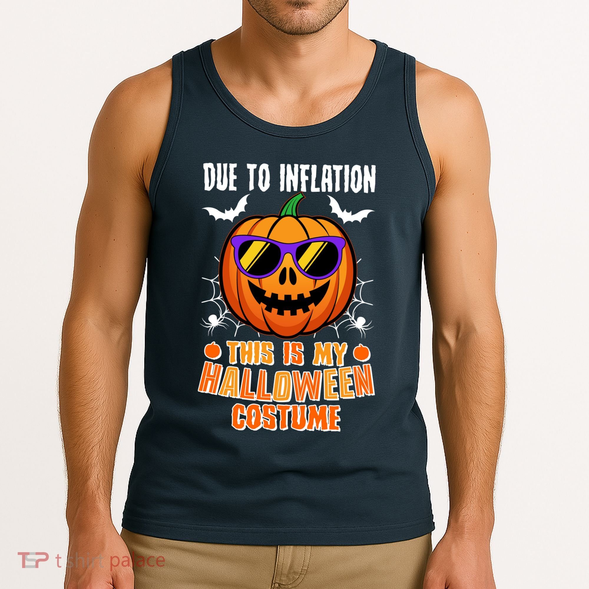 Funny Due To Inflation This Is My Halloween Costume Tank Top