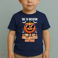 Funny Due To Inflation This Is My Halloween Costume Toddler T-Shirt thumb 2