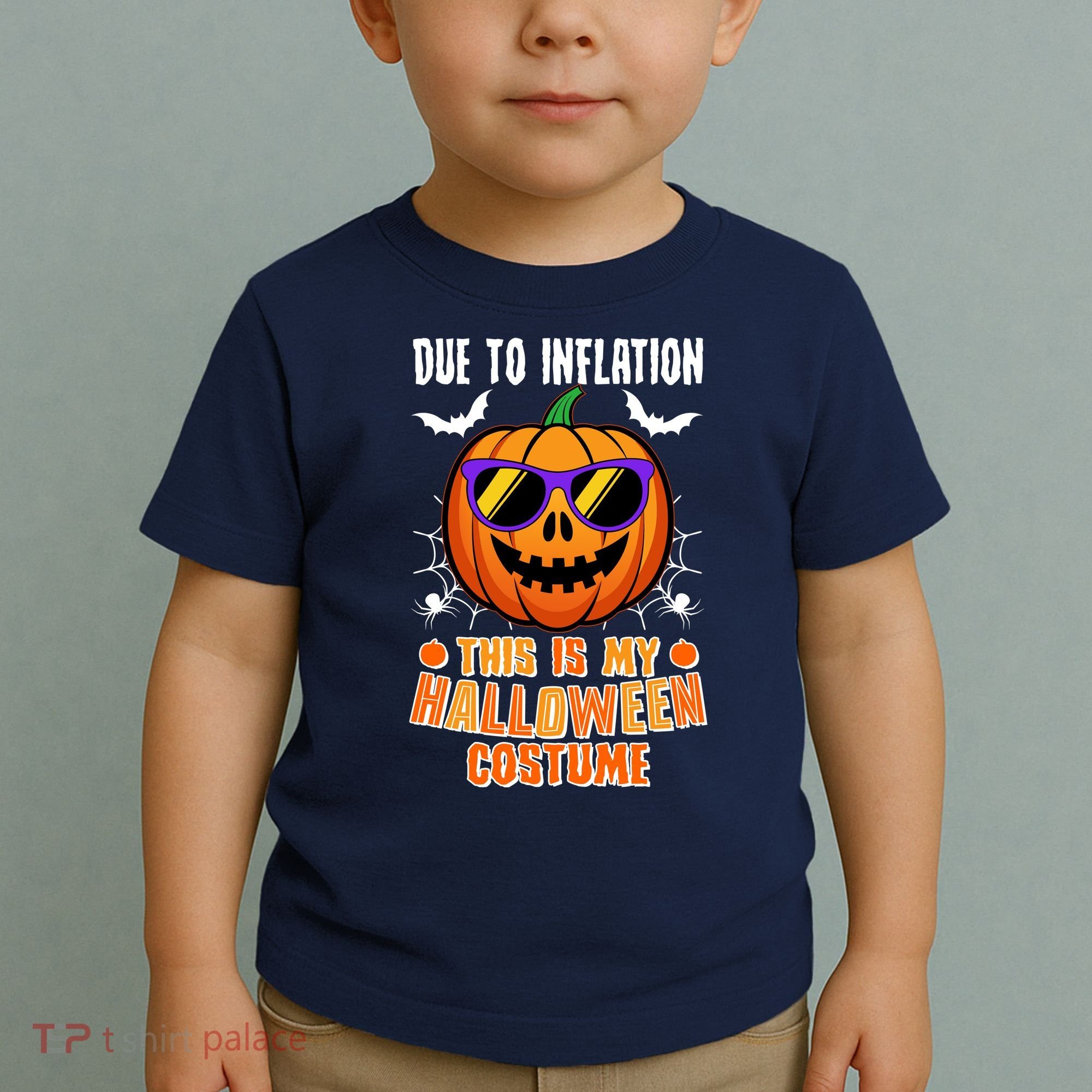 Funny Due To Inflation This Is My Halloween Costume Toddler T-Shirt