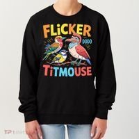 Flicker Dodo Titmouse Bird Lover Nature Lover Women's Sweatshirt thumb 0