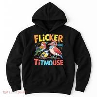 Flicker Dodo Titmouse Bird Lover Nature Lover Hoodie thumb 0