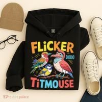 Flicker Dodo Titmouse Bird Lover Nature Lover Hoodie thumb 4